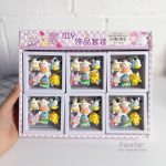 ست 6 عددی استیکر سرامیکی کرومی و Sanrio و باکس وکیوم جادویی کد HT-419 - Image 2