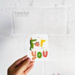 کارت پستال گلاسه سایز کوچک پانداک - Image 2