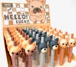 روان نویس کلیکی سیلیکونی Sofun طرح سگ Hi LUCKY کد ZF2899 - Image 3