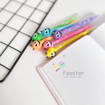 ست 6 عددی هایلایتر نئونی طرح مانستر کد JD-866 - Image 3