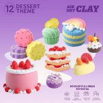 ست 4 عددی خمیر CLAY طرح شیرینی و کیک Any Wise - Image 3