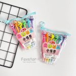 ست 6 عددی هایلایتر نئونی طرح مانستر کد JD-866 - Image 5