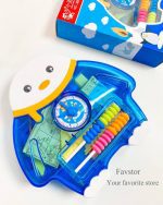 ست چرتکه و چوب خط آموزشی XIAO LING JING طرح پنگوئن کد 2256 - Image 6