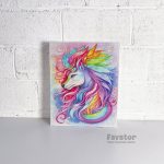 تابلو بوم نقاشی الماسی فول نگین سایز 50*40 سریBYX4500 - Image 8