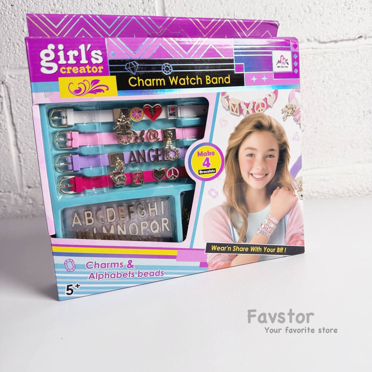 ست ساخت دستبند چارم و بنگل WEI BO KAI کد MBK-553