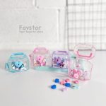 ست 8 عددی مینی پاک کن و باکس قفل دار طرح کرومی و Sanrio کد 836