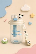 قمقمه فیلتر دار بند دار طرح کرومی و Sanrio کد 8006 - Image 8