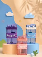 قمقمه دو قلو بند دار OFFICER طرح زوتوپیا و کرومی Sanrio کد 8037 - Image 6