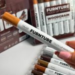 ست 8 رنگ ماژیک لکه گیر چوب SHU CAL سری WOODGRAIN کد 6613_1 - Image 5