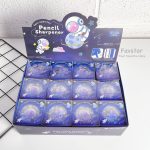 مداد تراش مخزن دار دو تیغه آکواریومی Pinen طرح فضانورد کد XP-3106