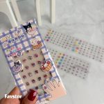 ست 4 عددی لنز ناخن DIY طرح کرومی و Sanrio کد HT-TAX18 - Image 5