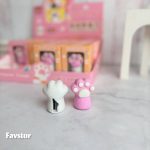 ست پاک کن و مداد تراش طرح پنجه گربه کد 8908