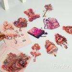 ست 10 عددی استیکر هولوگرامی ZABC طرح انیمه کد HYJR - Image 5