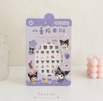 ست 4 عددی استیکر ناخن CHILDREN'S NAIL STICKERS طرح کرومی و Sanrio - Image 5